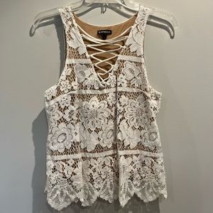 Express Lace Tank Top